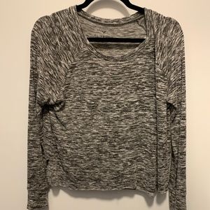 American Eagle Soft & Sexy Heather Grey Sweater